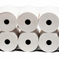 Role hartie termica ROLTECH, 80mm x 60m, non-BPA, 10 role/pachet