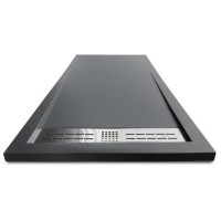 Cadita baie compozit 120x90 cm cu rigola inclusa