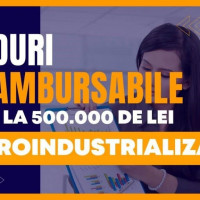 PROGRAMUL COMERT SI SERVICII prin care beneficiarii pot accesa suma de 300.000 RON SI 500.000 RON MICROINDUSTRIALIZARE