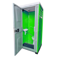 Toaleta cabina ecologica racordabila cu lavoar ICTET03V, Verde