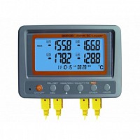Inregistrator temperatura multicanal 4x termocuplu K cu SD