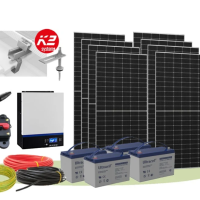Kit solar fotovoltaic cu invertor 5 kW - pachet complet