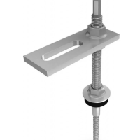 Prezon inox pentru panouri solare M10x250 mm preasamblat + placa WS 7 mm