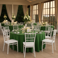 Scaune Chiavari plastic, nunta, evenimente, restaurant, cort, terasa