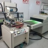Masina de serigrafie cu uscator UV
