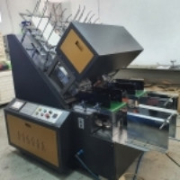 Masina de produs caserole alimentare de unica folosinta din carton, 2 posturi