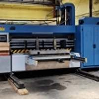Tipar flexo 2 culori si stanta rotativa ZYK 1225