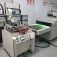 Masina de serigrafie cu uscator UV