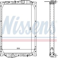 Radiator motor Nissens 69604A pentru Setra, Neoplan, Kaessbohrer, Solaris
