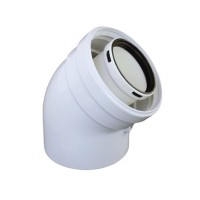 Cot coaxial 45 gr DN60/100 condensare