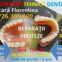 Reparatii proteze dentare acrilice