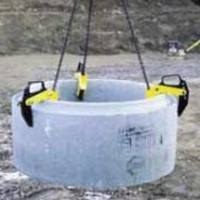 Dispozitiv de ridicare pentru inele de beton, tip Tigrip BTG