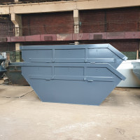 Container pentru gunoi menajer sau industrial Skip asimetric 5 m3, 5.5 m3, 7 m3 si 10 m3