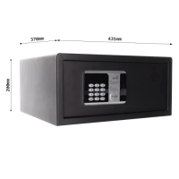 Seif Mobila Inchidere Electronica RFID Antracit folosit in hoteluri si acasa 1.550,00 RON Livrare gratuita Stoc 400 EAN