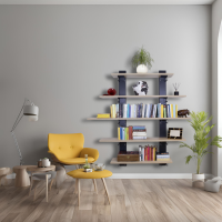 ALUWOOK 05 - Biblioteca 1.200,00 € cu manual de instructiuni
