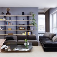 ALUWOOK 01- Biblioteca 1.890,00 €  Greutate	78 kg Dimensiuni	270 × 29 × 167 cm Culoare	 Gri antracit, Rugina, Nisip, Alb