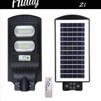 Lampa stradala 60W 6500K cu panou solar si telecomanda