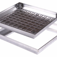 Capac din aluminiu pentru acces, placabil