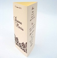 Meniu nunta personalizat