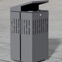 Cos gunoi stradal metalic C01