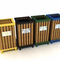 cos de gunoi metalic C63 / cos de gunoi parc C63 / cos gunoi stradal metalic C63