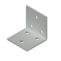 Coltar perforat (vinclu imbinare) 40x40x40_2mm
