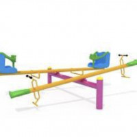 balansoar pentru copii / balansoar pe arc cu patru locuri