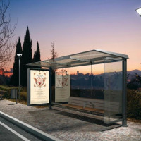 Statie autobuz / statie de autobus / adapost statii pentru calatori