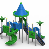 ansamblu de joaca pentru copii / tobogan / leagan