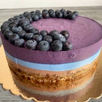 Tort cu Afine si Spirulina Albastra 🫐🌊 –