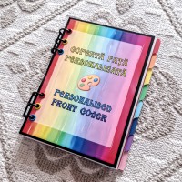Caiet Mecanic A5 cu Refill Rezerve Foi - Print Personalizat Fata-Verso & Separatoare (Planner/ Planificator)