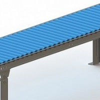 Conveior gravitational Low Duty cu role material plastic Ø50mm