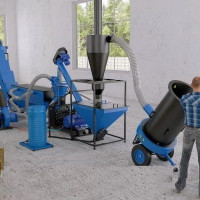 LINIE PENTRU PELETI DIN PAIE/RUMEGUS, COMPLETA, productie 400Kg/h,  ACHIZITIE POSIBILA SI PRIN FONDURI UE