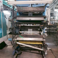 Masina de  imprimare flexografica  cu  2 culori tip  offline-s.h.