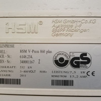 Presa de  balotat  HSM  V-PRESS 860Plus-s.h.