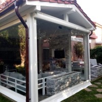 Perete de vant - Rulouri transparente pentru foisoare si terase