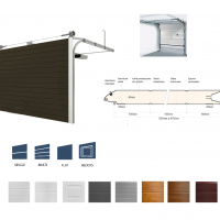 Usi de garaj sectionale la dimensiuni personalizate