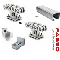 Kit poarta autoportanta industriala Mega8R 94x85