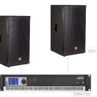 Sistem audio format din 2 boxe pasive + amplificator FORTE15.2/B