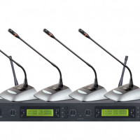 Set 4 microfoane wireless HT-860