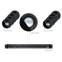 Sistem audio 8 difuzoare de tavan + amplificator si subwoofer Audac SENSO82.8S