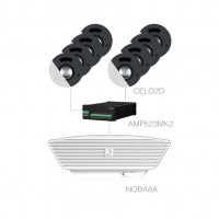 Sistem audio profesional 8 difuzoare de tavan + amplificator si subwoofer Audac SENSO2.9+