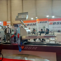 Utilaj automat de debitat profile pvc si aluminiu dublu cap  BSM