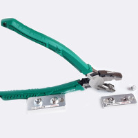 Cleste patent combinat ENGINEER PZ-59,extragere suruburi rupte,200mm,taie Ø3.2mm,300g,verde,fabricat in Japonia