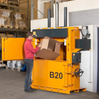 Presa de balotat carton si folie model B20