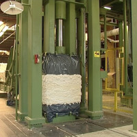 Prese de balotat textile