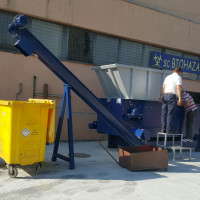 Tocatoare deseuri plastice
