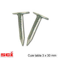 Cuie pentru tabla 3 x 30 mm