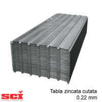Tabla zincata cutata 0.20 mm