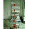Sistem de expunere pe rotile cu 5 cosuri rotative